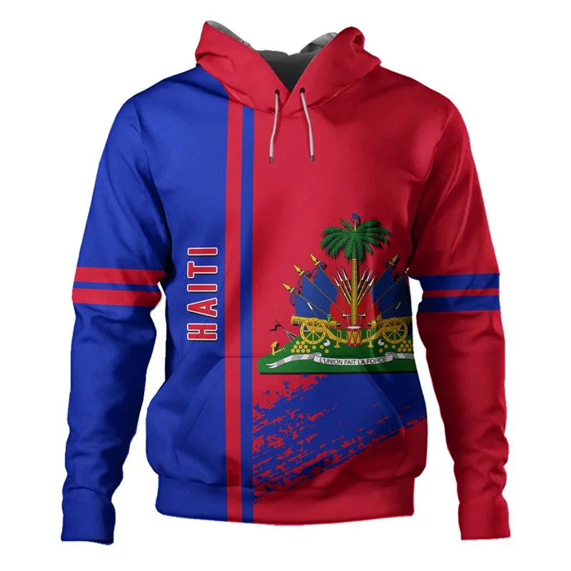 Maillot Haiti Coupe du monde 2026 - Hoodie Drapeau Haiti