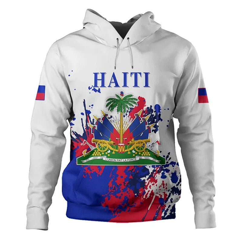 Maillot Haiti Coupe du monde 2026 - Hoodie Drapeau Haiti