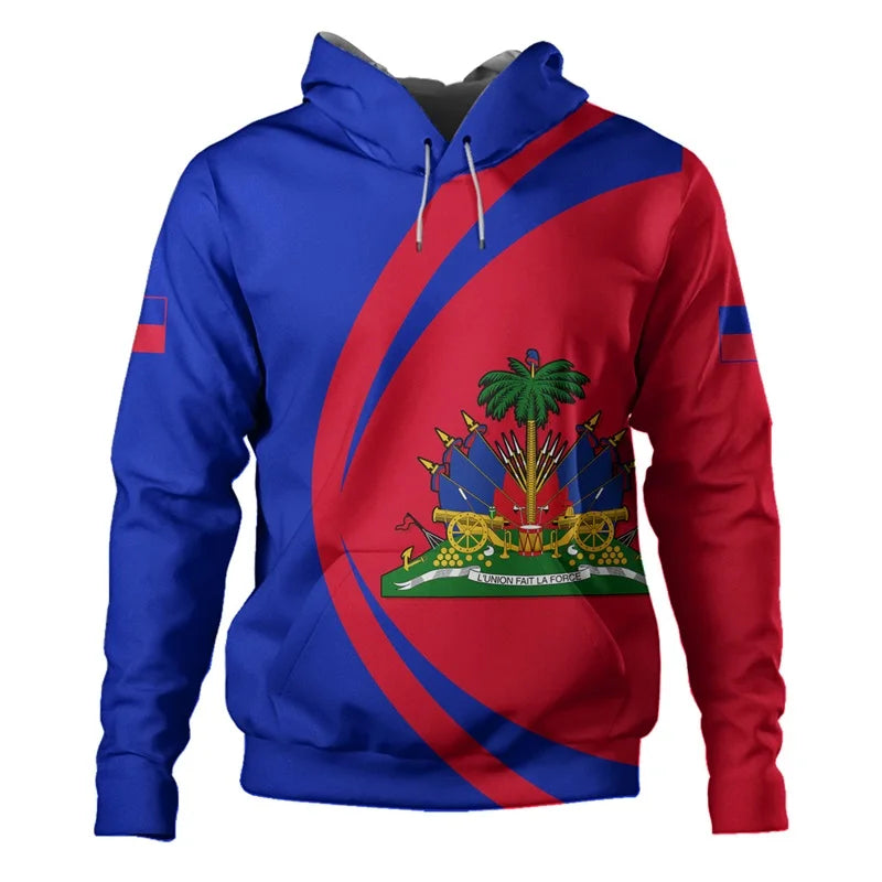 Maillot Haiti Coupe du monde 2026 - Hoodie Drapeau Haiti